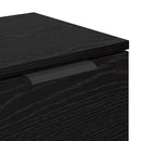 vidaXL Oldalszekrények 2 pcs Fekete tölgy 60 x 30 x 70 cm Faanyag
