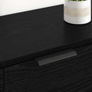 vidaXL Oldalszekrények 2 pcs Fekete tölgy 60 x 30 x 70 cm Faanyag