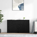 vidaXL Oldalszekrények 2 pcs Fekete tölgy 60 x 30 x 70 cm Faanyag