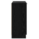 vidaXL Oldalszekrények 2 pcs Fekete tölgy 60 x 30 x 70 cm Faanyag