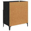 vidaXL Oldalszekrények 2 pcs Fekete tölgy 60 x 35 x 70 cm Faanyag