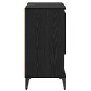 vidaXL Oldalszekrények 2 pcs Fekete tölgy 60 x 35 x 70 cm Faanyag