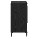 vidaXL Oldalszekrények 2 pcs Fekete tölgy 60 x 35 x 70 cm Faanyag