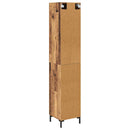 vidaXL Magasfiú fiókkal Öreg fa 34,5 x 34 x 180 cm Faanyag