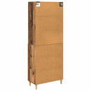 vidaXL Magasfiú Öreg fa 69,5 x 32,5 x 180 cm Faanyag