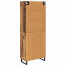 vidaXL Magasfiú fiókkal Öreg fa 69,5 x 34 x 180 cm Faanyag