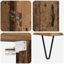 vidaXL Magasfiú Öreg fa 69,5 x 34 x 180 cm Faanyag