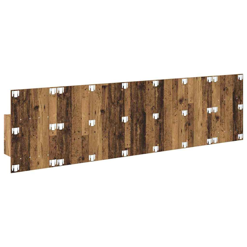 vidaXL Fejtámla Szekrénnyel fiókkal polcokkal 3 pcs Öreg fa Faanyag