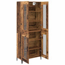 vidaXL Magasfiú Falra szerelhető Öreg fa 69,5 x 34 x 180 cm Faanyag