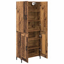 vidaXL Magasfiú Falra szerelhető Öreg fa 69,5 x 34 x 180 cm Faanyag