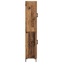 vidaXL Magasfiú Falra szerelhető Öreg fa 69,5 x 34 x 180 cm Faanyag