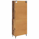 vidaXL Magasfiú Öreg fa 69,5 x 34 x 180 cm Faanyag