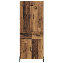 vidaXL Magasfiú Öreg fa 69,5 x 34 x 180 cm Faanyag