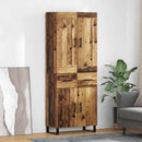 vidaXL Magasfiú fiókkal Öreg fa 69,5 x 34 x 180 cm Faanyag