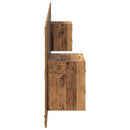 vidaXL Fejtámla Szekrénnyel fiókkal fejtámlával 3 pcs Öreg fa Faanyag