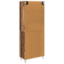 vidaXL Magasfiú Öreg fa 69,5 x 34 x 180 cm Faanyag