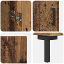 vidaXL Magasfiú Öreg fa 34,5 x 34 x 180 cm Faanyag