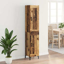 vidaXL Magasfiú Öreg fa 34,5 x 34 x 180 cm Faanyag