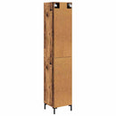 vidaXL Magasfiú Öreg fa 34,5 x 34 x 180 cm Faanyag