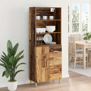 vidaXL Magasfiú fiókkal Öreg fa 69,5 x 32,5 x 180 cm Faanyag