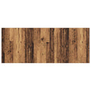 vidaXL Fejtámla Szekrénnyel fiókkal fejtámlával 3 pcs Öreg fa Faanyag