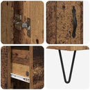 vidaXL Magasfiú fiókkal Öreg fa 69,5 x 34 x 180 cm Faanyag