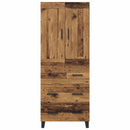 vidaXL Magasfiú Öreg fa 69,5 x 34 x 180 cm Faanyag