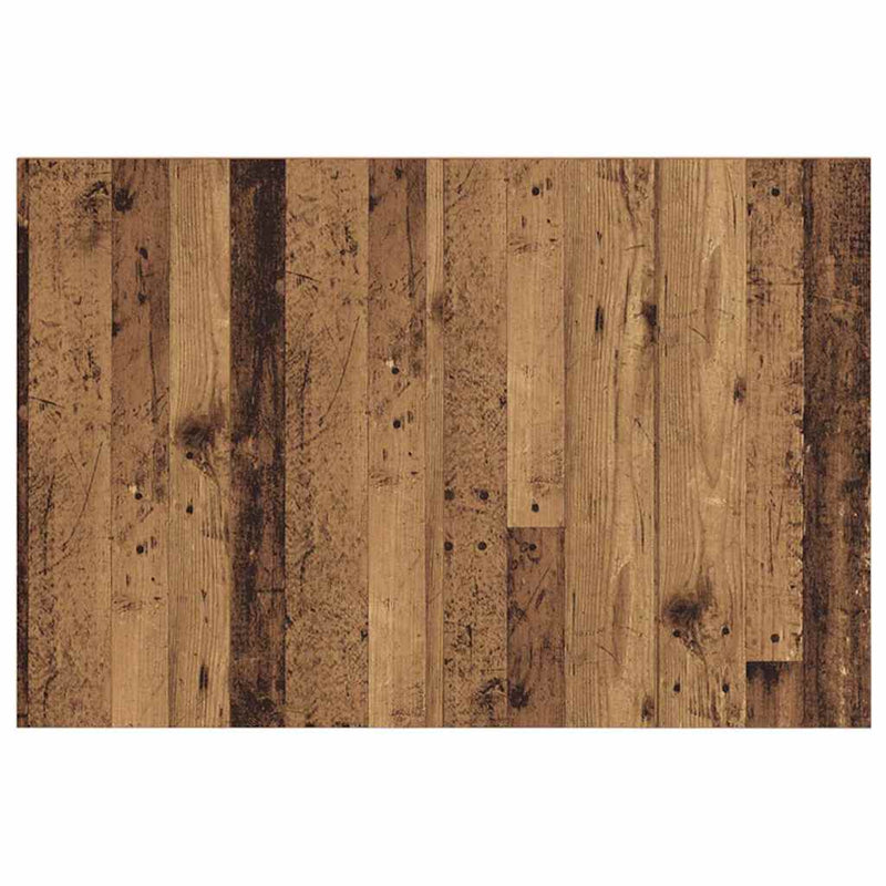 vidaXL Fejtámla Szekrénnyel fiókkal polcokkal 3 pcs Öreg fa Faanyag