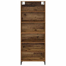 vidaXL Magasfiú Öreg fa 69,5 x 34 x 180 cm Faanyag