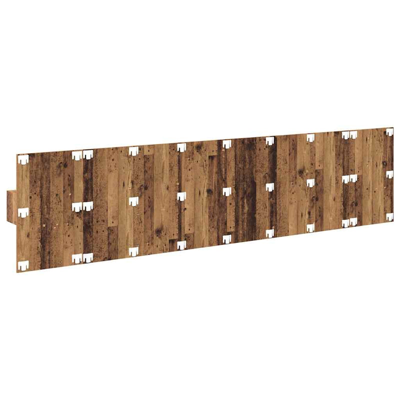 vidaXL Fejtámla Szekrénnyel fiókkal fejtámlával 3 pcs Öreg fa Faanyag