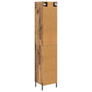 vidaXL Magasfiú fiókkal Öreg fa 34,5 x 34 x 180 cm Faanyag