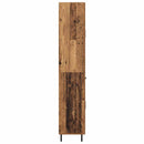 vidaXL Magasfiú fiókkal 2 pcs Öreg fa Faanyag