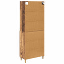 vidaXL Magasfiú fiókkal Öreg fa 69,5 x 32,5 x 180 cm Faanyag