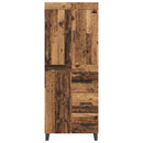 vidaXL Magasfiú fiókkal Öreg fa 69,5 x 34 x 180 cm Faanyag