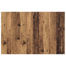 vidaXL Fejtámla Szekrénnyel fiókkal fejtámlával 3 pcs Öreg fa Faanyag