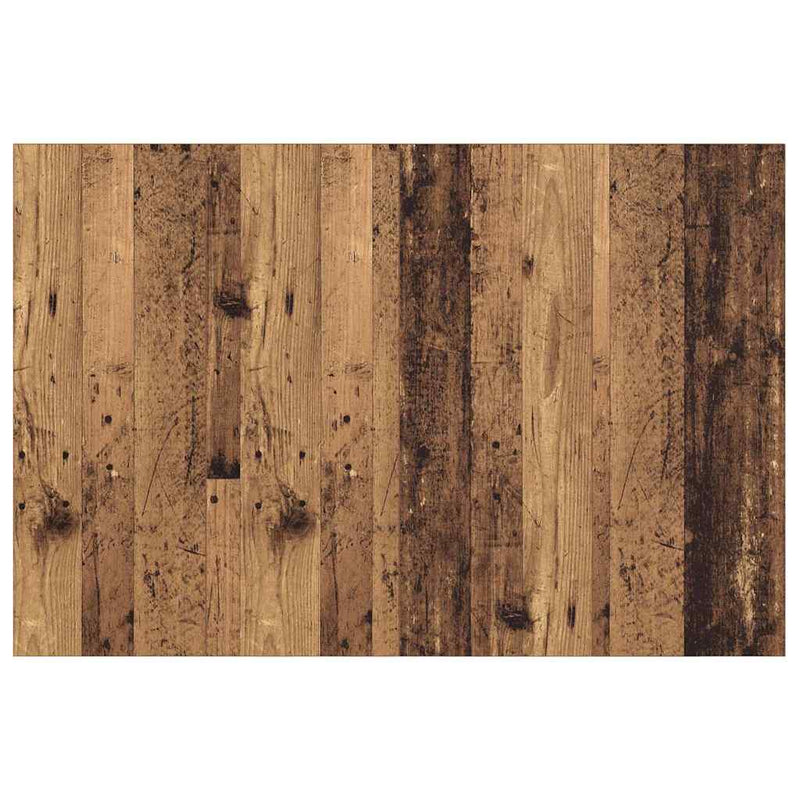 vidaXL Fejtámla Szekrénnyel fiókkal fejtámlával 3 pcs Öreg fa Faanyag