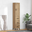 vidaXL Magasfiú fiókkal Artisan tölgy 34,5 x 34 x 180 cm Faanyag