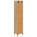 vidaXL Magasfiú fiókkal Artisan tölgy 34,5 x 34 x 180 cm Faanyag
