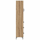 vidaXL Magasfiú fiókkal Artisan tölgy 34,5 x 34 x 180 cm Faanyag