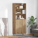 vidaXL Magasfiú Artisan tölgy 69,5 x 32,5 x 180 cm Faanyag
