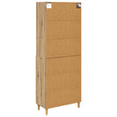 vidaXL Magasfiú Artisan tölgy 69,5 x 32,5 x 180 cm Faanyag