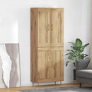 vidaXL Magasfiú Artisan tölgy 69,5 x 34 x 180 cm Faanyag