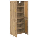 vidaXL Magasfiú Artisan tölgy 69,5 x 34 x 180 cm Faanyag