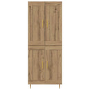 vidaXL Magasfiú Artisan tölgy 69,5 x 34 x 180 cm Faanyag