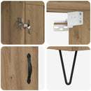 vidaXL Magasfiú Artisan tölgy 69,5 x 34 x 180 cm Faanyag