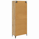 vidaXL Magasfiú Artisan tölgy 69,5 x 34 x 180 cm Faanyag