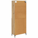 vidaXL Magasfiú fiókkal Artisan tölgy 69,5 x 34 x 180 cm Faanyag