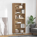 vidaXL Magasfiú Artisan tölgy 69,5 x 32,5 x 180 cm Faanyag