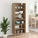 vidaXL Magasfiú Artisan tölgy 69,5 x 32,5 x 180 cm Faanyag