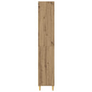 vidaXL Magasfiú Artisan tölgy 69,5 x 32,5 x 180 cm Faanyag